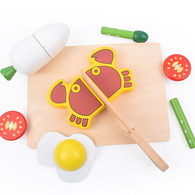 1 pçs brinquedo de madeira cor - Baby Food Vegetables avaliação e preço