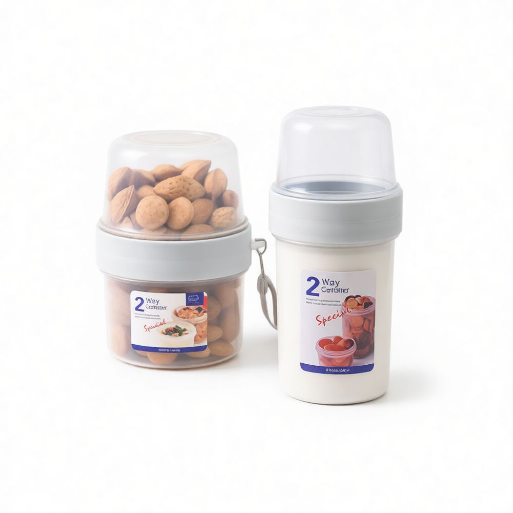 Recipiente portátil de dupla c - Baby Food Jars With Lids avaliação e preço
