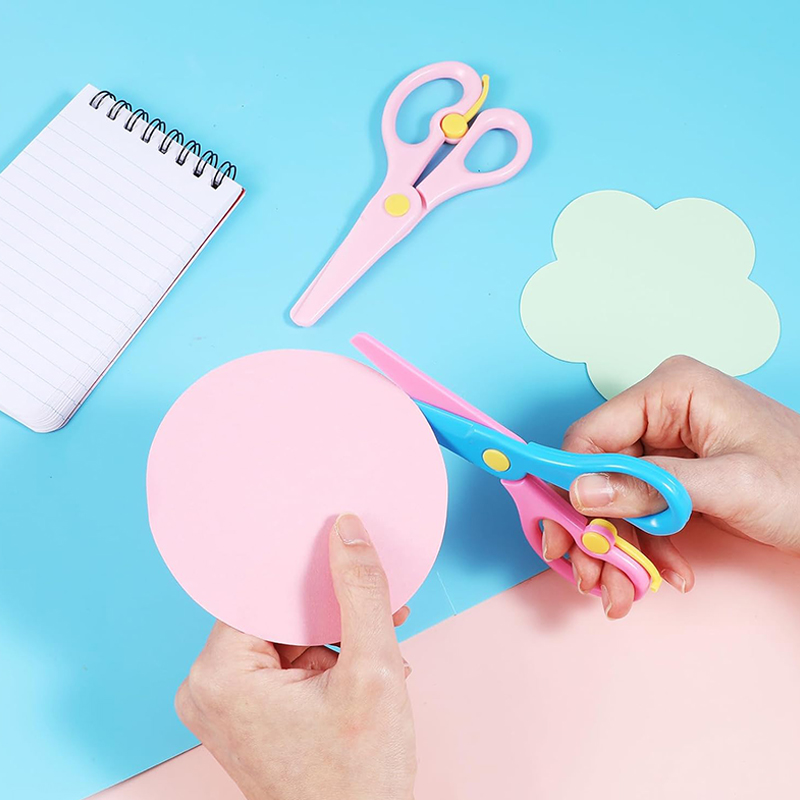 Tesoura de plástico dupla cor  - Baby Food Scissors avaliação e preço