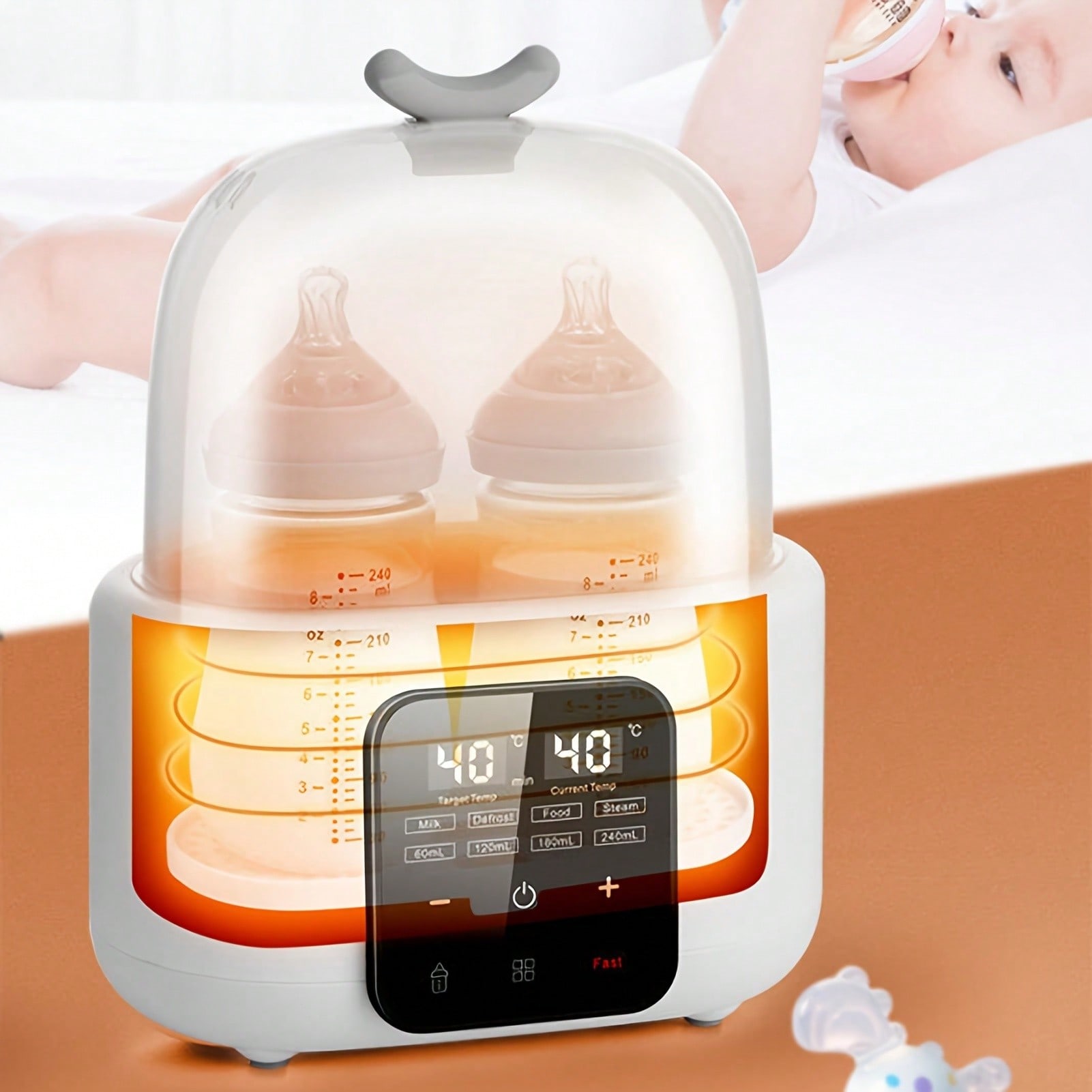 Aquecedor de mamadeiras rápido - Baby Food Warmer avaliação e preço