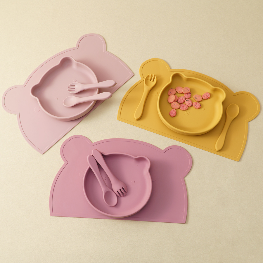 Bpa livre 4 pçs silicone crian - Baby Food Menu avaliação e preço